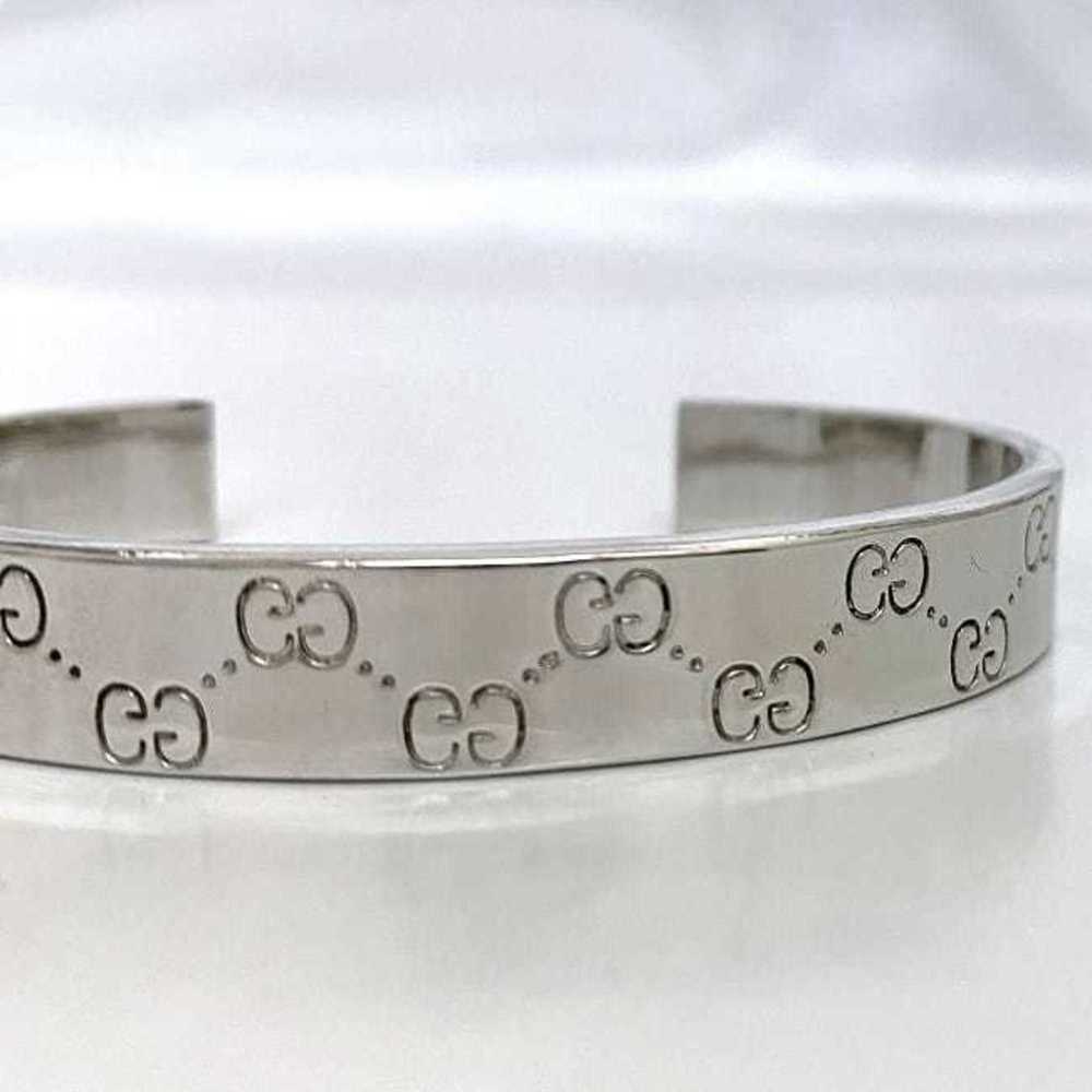 Gucci Bangle Silver Shima Line ec-20387 Ag 925 SILVER GUCCI Bracelet Ladies - Picture 7 of 11